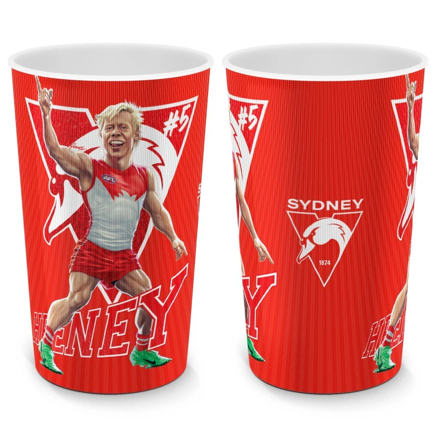 AFL Player Lenticular Tumbler - Isaac Heeney - Sydney Swans - Cup