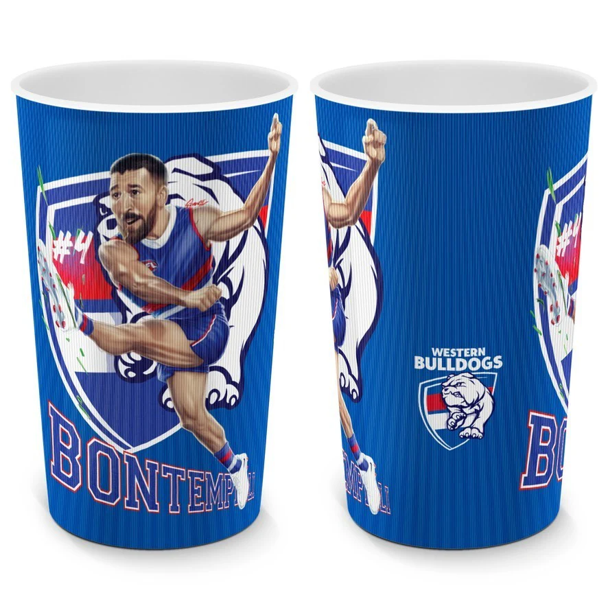 AFL Player Lenticular Tumbler - Marcus Bontempelli - Western Bulldogs - Cup