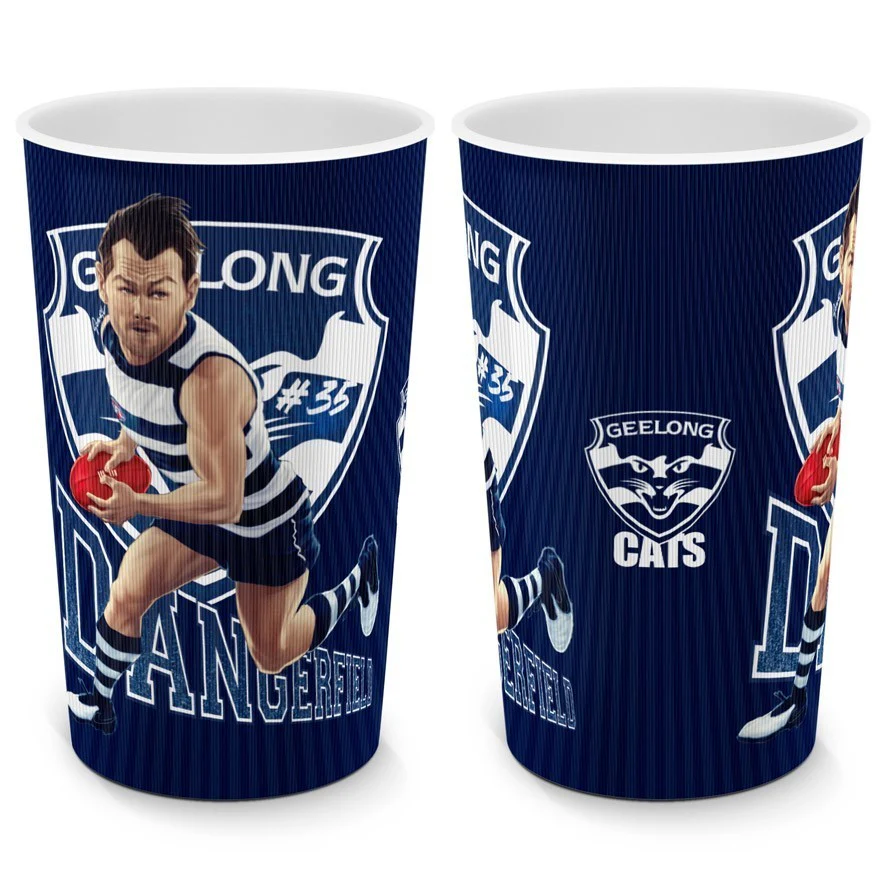 AFL Player Lenticular Tumbler - Patrick Dangerfield - Geelong Cats - Cup - Image 2