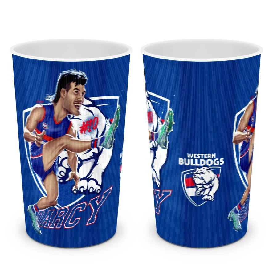 AFL Player Lenticular Tumbler -Sam Darcy - Western Bulldogs - Cup - Image 2