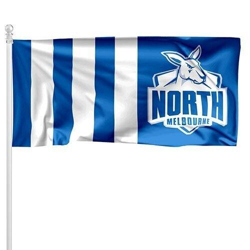 AFL Pole Flag - North Melbourne Kangaroos - 90cm x 180cm - Steel Eyelets - Image 2