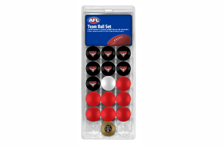 AFL Pool Snooker Billiard 16 Ball Full Set - Team V Colour - Essendon Bombers - Image 2