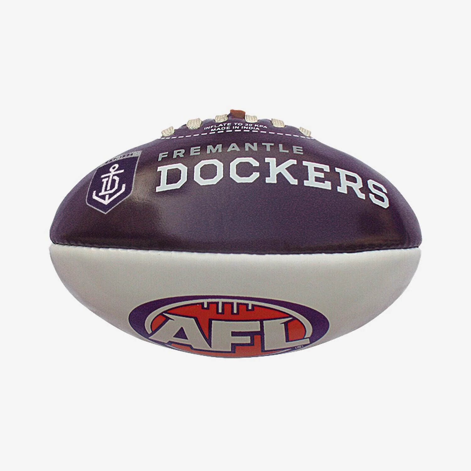AFL PVC Club Football - Fremantle Dockers - 20cm Ball - Image 2