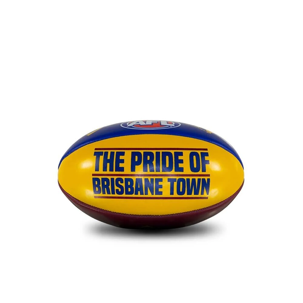 AFL PVC Mascot Football - Brisbane Lions - 20cm Ball - Image 2