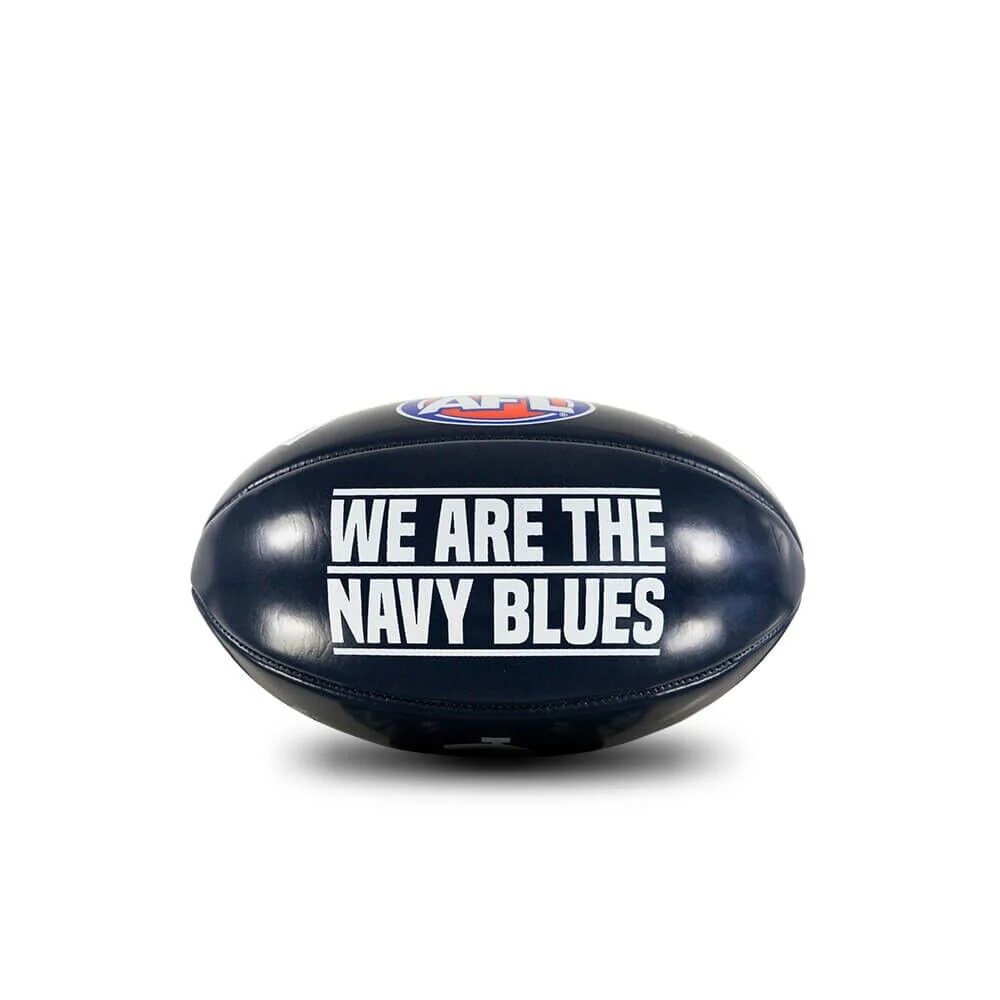 AFL PVC Mascot Football - Carlton Blues - 20cm Ball - Image 2