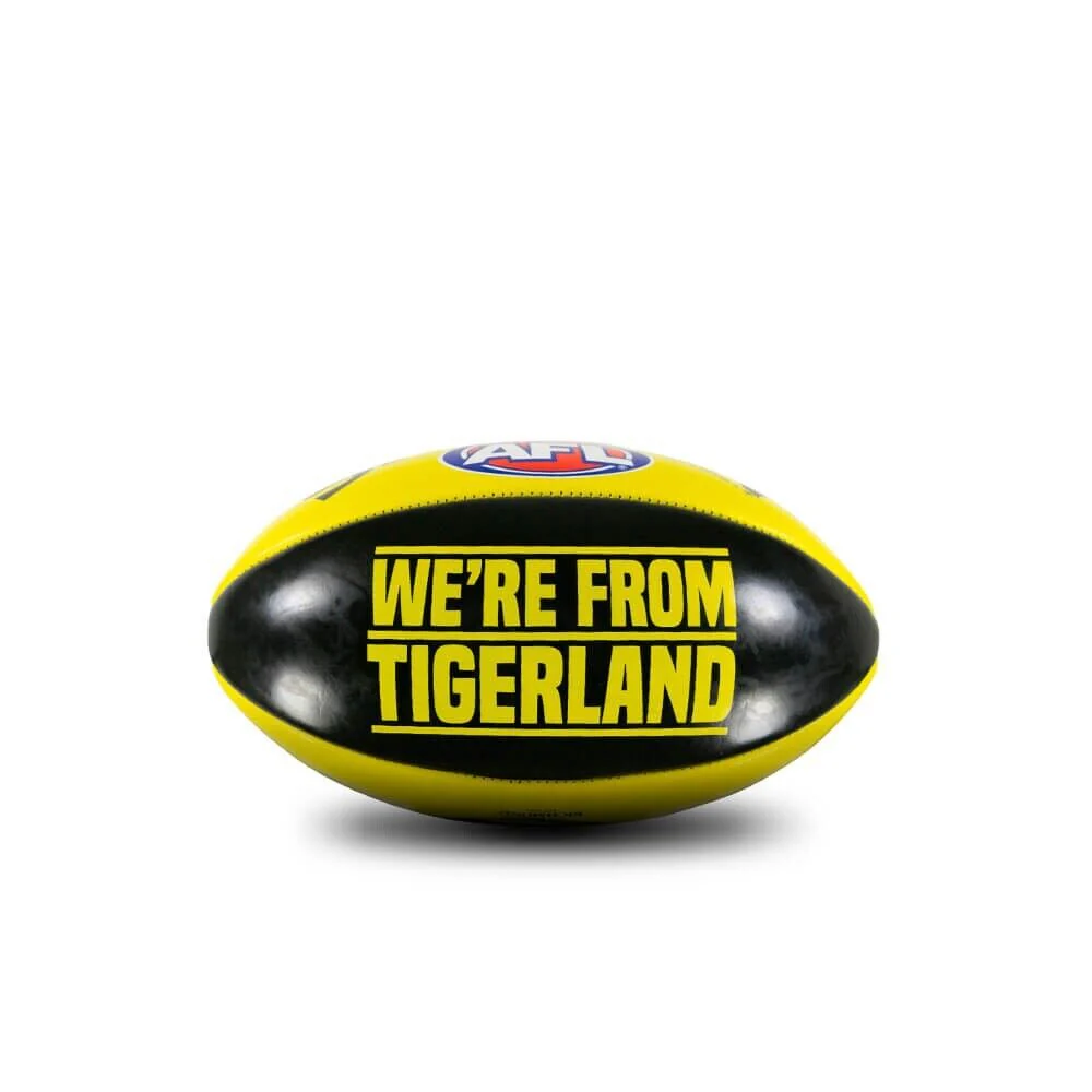 AFL PVC Mascot Football - Richmond Tigers - 20cm Ball - Image 2