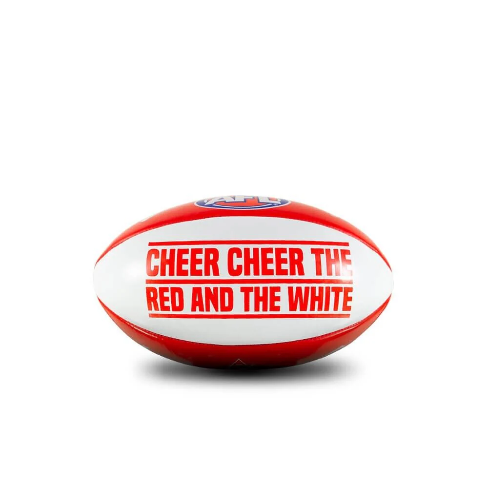 AFL PVC Mascot Football - Sydney Swans - 20cm Ball - Image 2