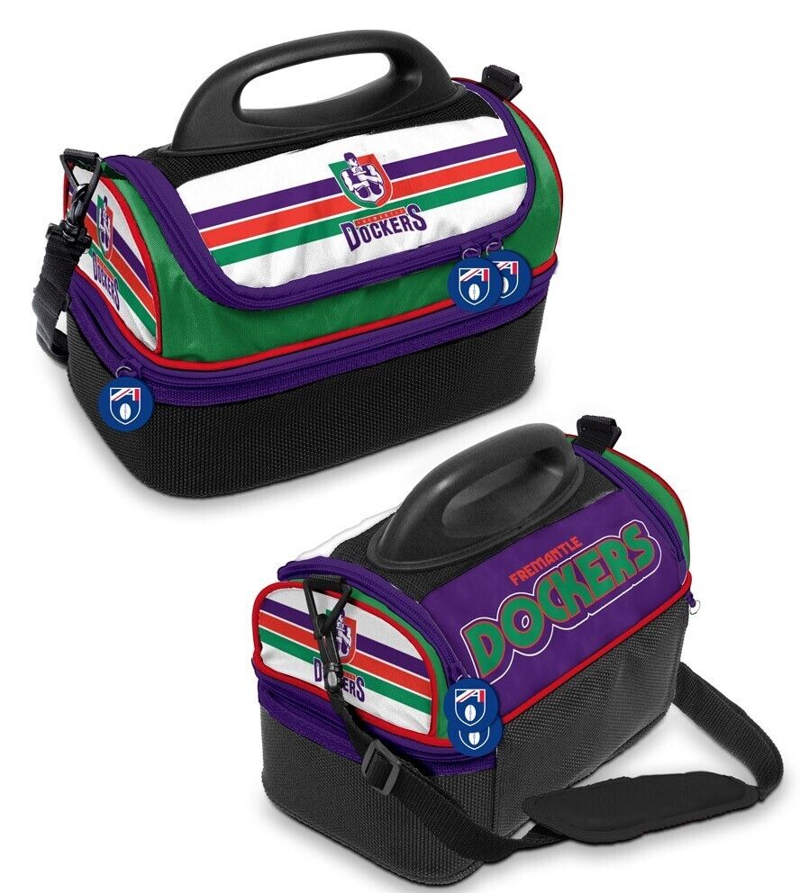 AFL Retro Dome Cooler Bag - Fremantle Dockers - Insulated - Lunch Box - Image 2