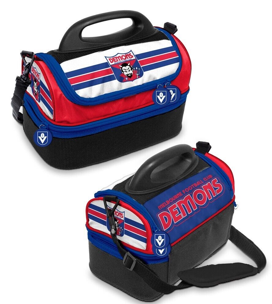 AFL Retro Dome Cooler Bag - Melbourne Demons - Insulated - Lunch Box - Image 2