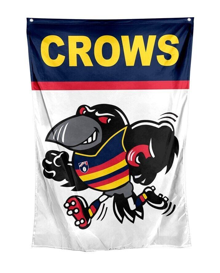 AFL Retro Wall Flag - Adelaide Crows - Cape Flag - Approx 100cm x 70cm - Image 2