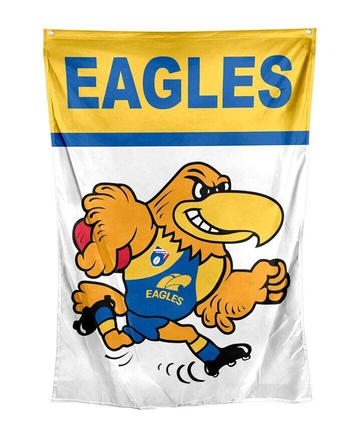 AFL Retro Wall Flag - West Coast Eagles - Cape Flag - Approx 100cm x70cm - Image 2