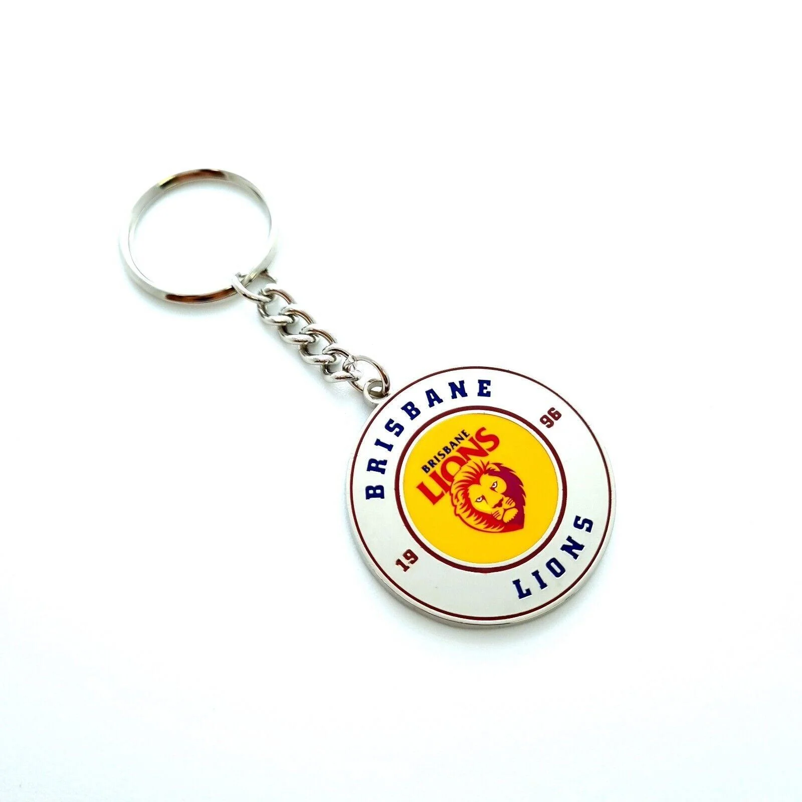 AFL Round Key Ring - Brisbane Lions - Keyring - Aussie Rules - TROFE - Image 2