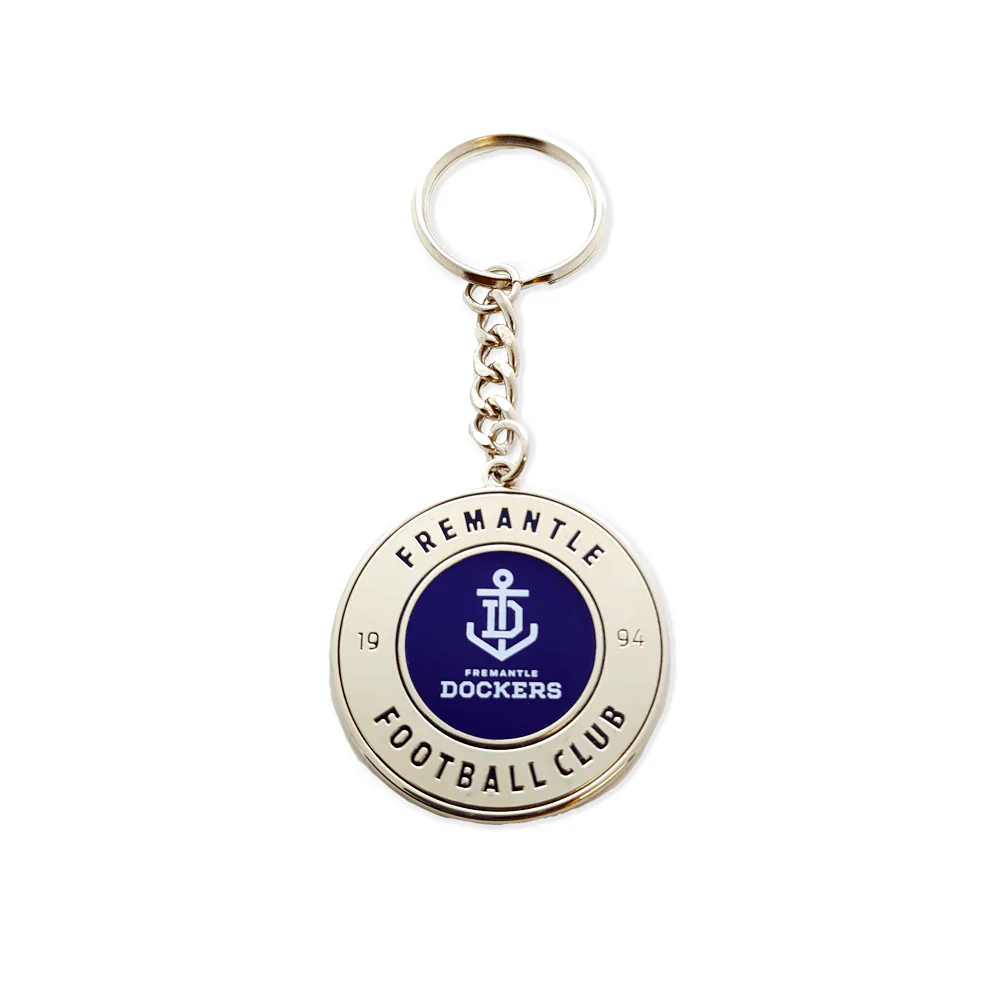 AFL Round Key Ring - Fremantle Dockers - Keyring - Aussie Rules - TROFE - Image 2