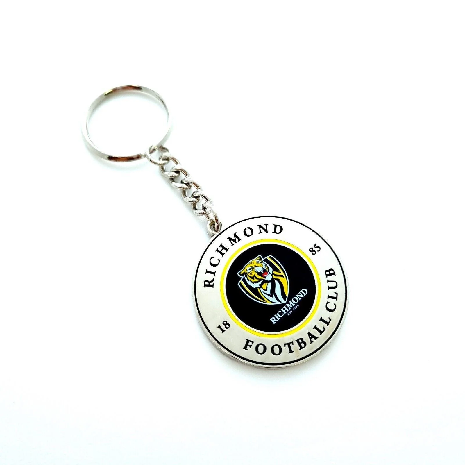 AFL Round Key Ring - Richmond Tigers - Keyring - Aussie Rules - TROFE - Image 2