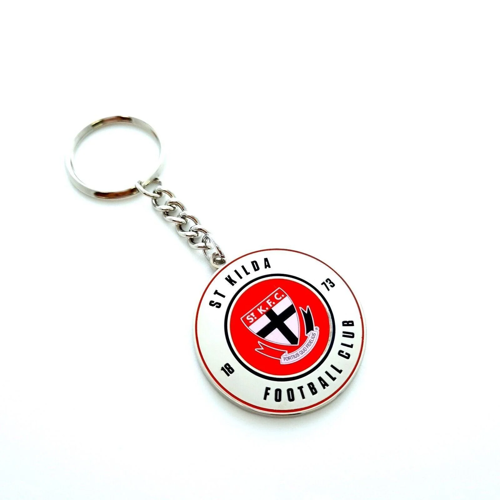 AFL Round Key Ring - St Kilda Saints - Keyring - Aussie Rules - TROFE - Image 2
