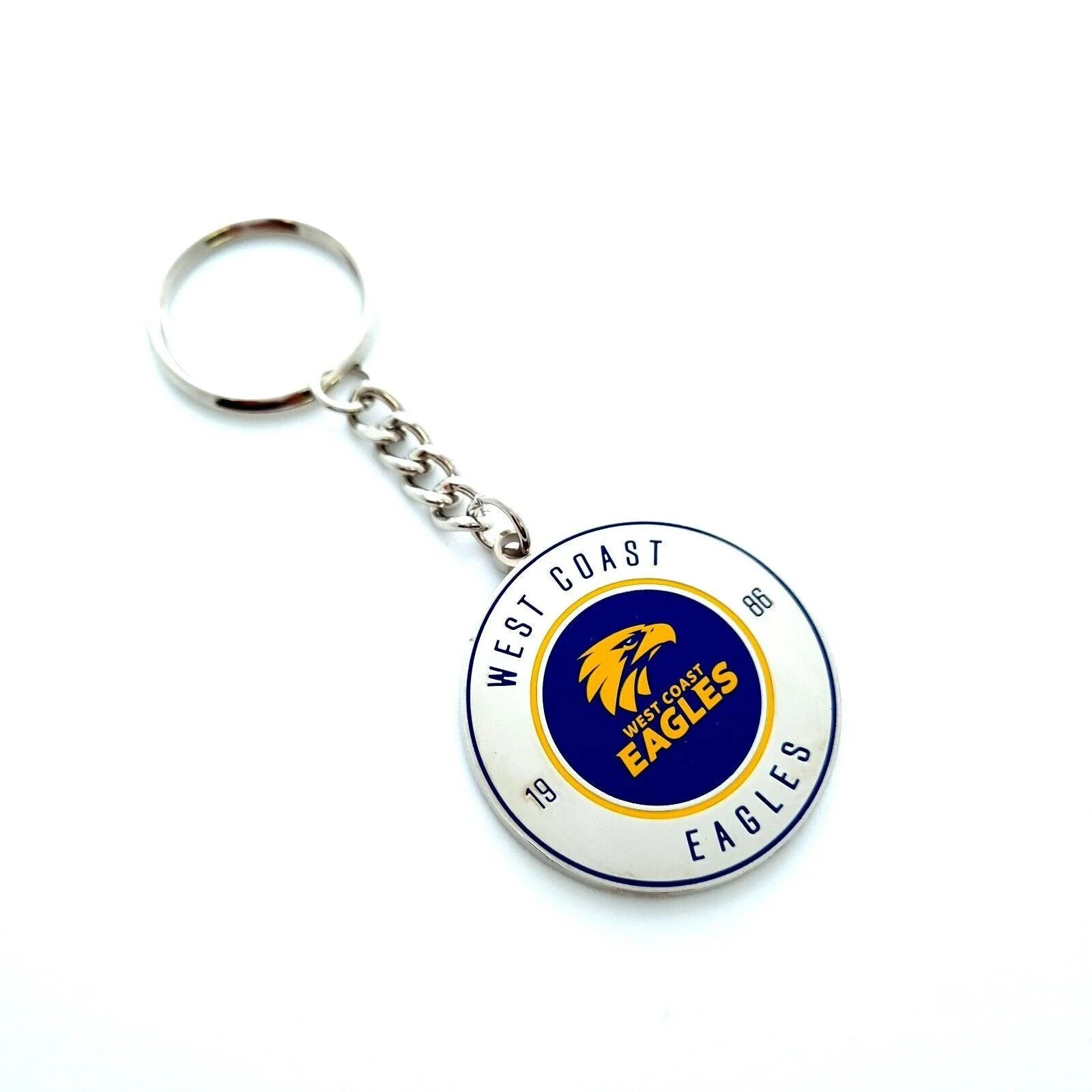 AFL Round Key Ring - West Coast Eagles - Keyring - Aussie Rules - TROFE