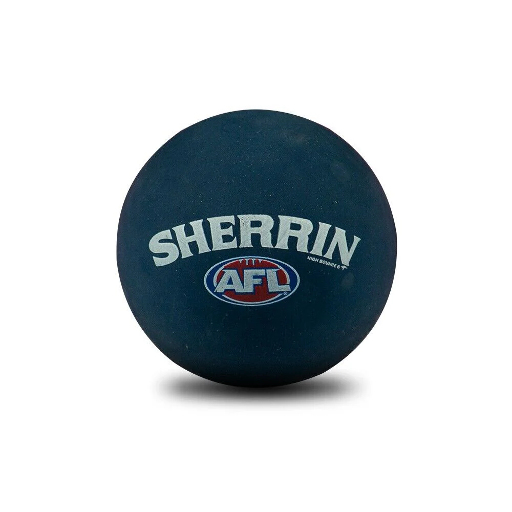 AFL Rubber High Bounce Hand Ball - Carlton Blues - Single - 6cm - Image 2