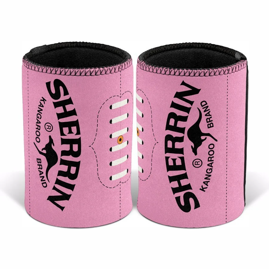 AFL SHERRIN Drink Stubby Cooler - Pink Ball - Can Cooler - Image 2