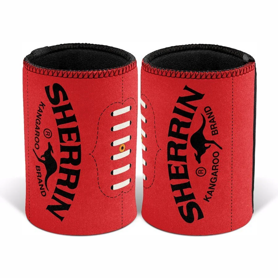 AFL SHERRIN Drink Stubby Cooler - Red Ball - Can Cooler