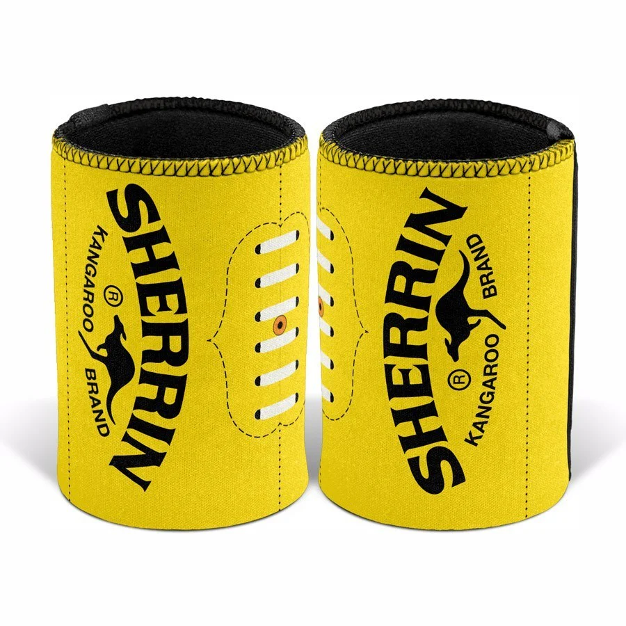 AFL SHERRIN Drink Stubby Cooler - Yellow Ball - Can Cooler - Image 2