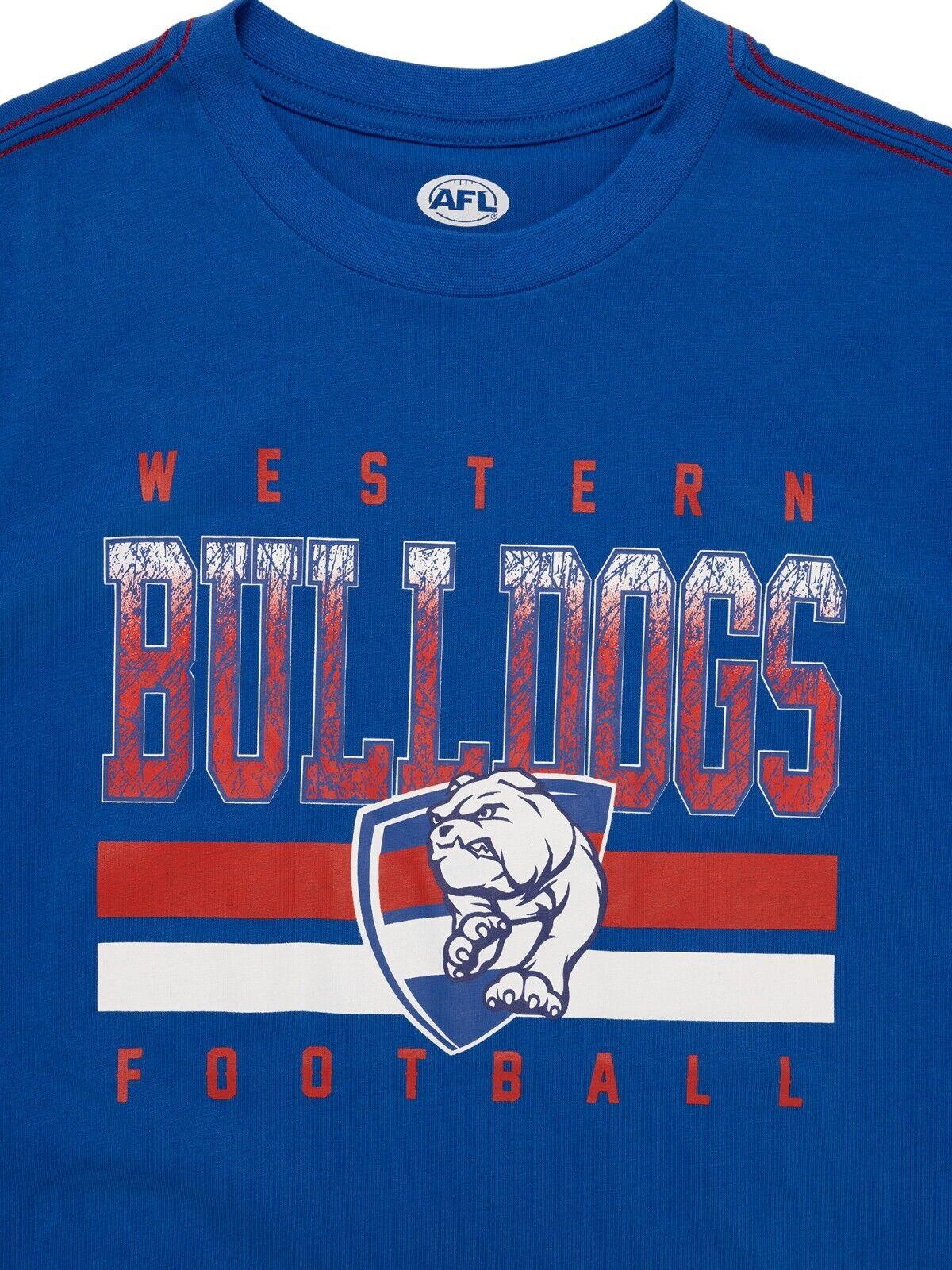 AFL Sketch Tee - Western Bulldogs - Youth- Kids - T-Shirt - Image 2