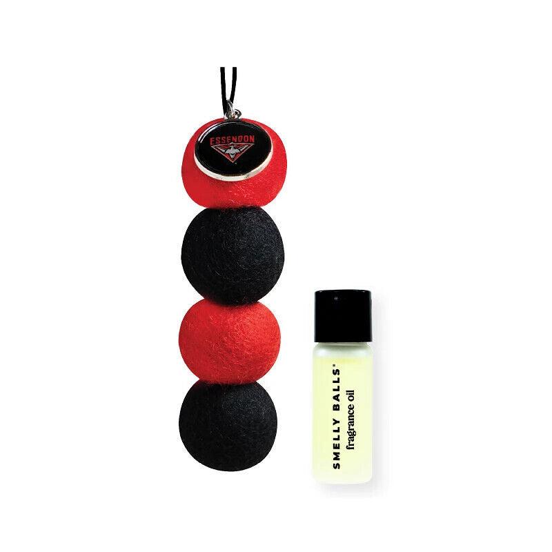AFL Smelly Balls Set - Essendon Bombers - Re-useable Car Air Freshener - Image 2