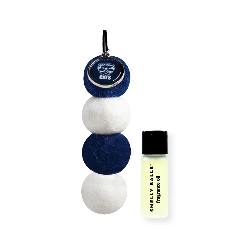 AFL Smelly Balls Set - Geelong Cats - Re-useable Car Air Freshener - Image 2