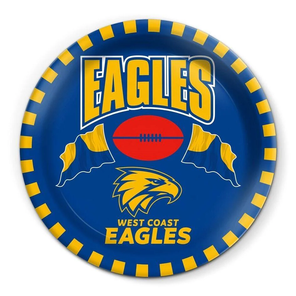 AFL Snack Plate - West Coast Eagles - 20cm diameter - Melamine - Single - Image 2
