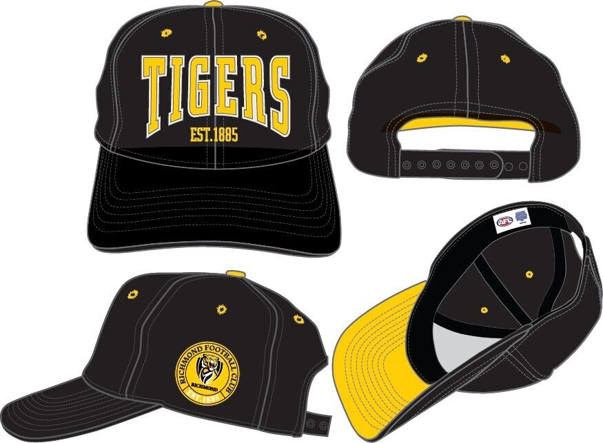 AFL Snapback DS Cap - Richmond Tigers - Hat - Mens - OSFM - Image 2