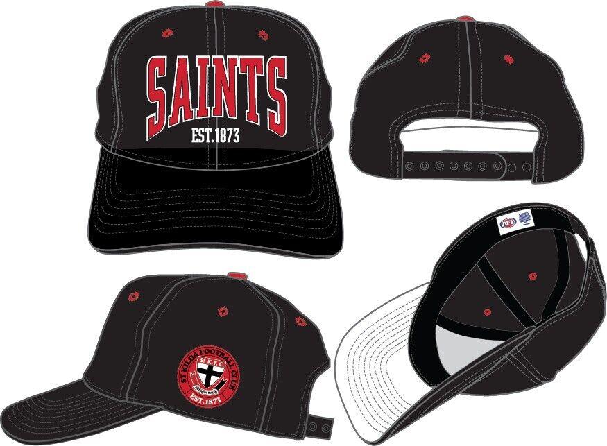 AFL Snapback DS Cap - St Kilda Saints - Hat - Mens - OSFM - Image 2