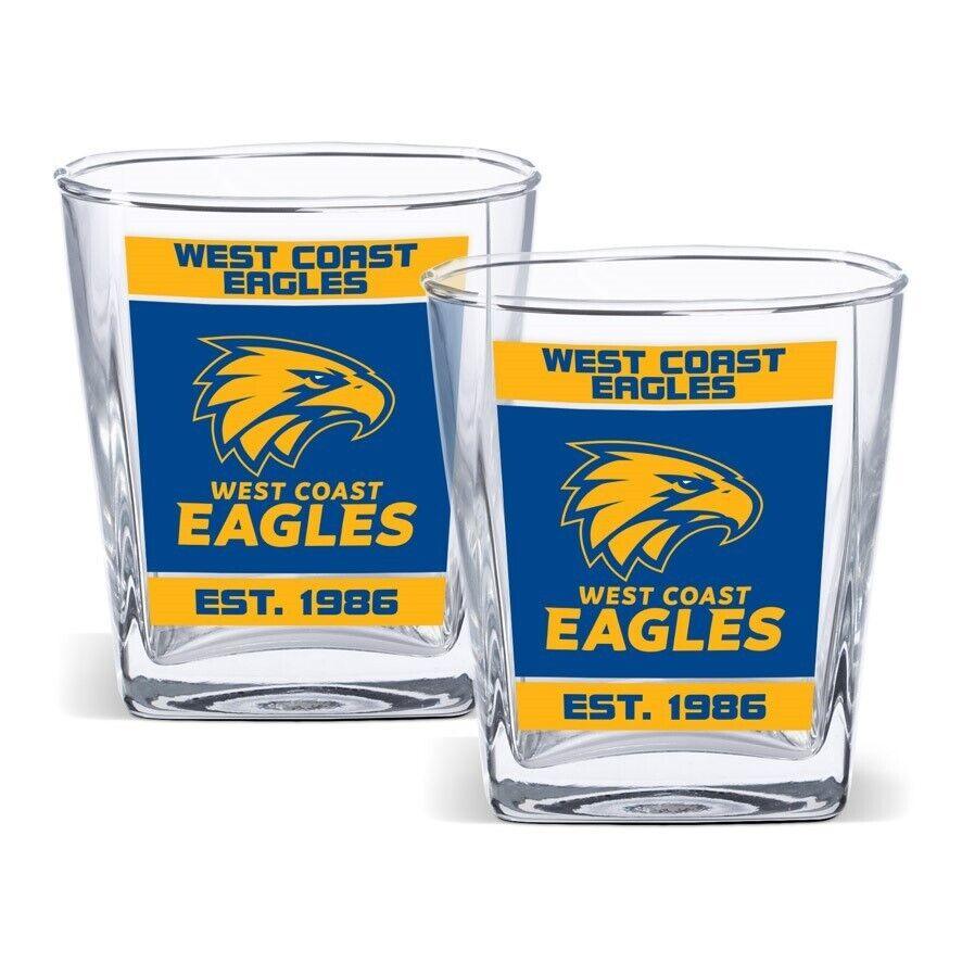 AFL Spirit Glass Set - West Coast Eagles - 250ml Cup - Set Of Two - Image 2