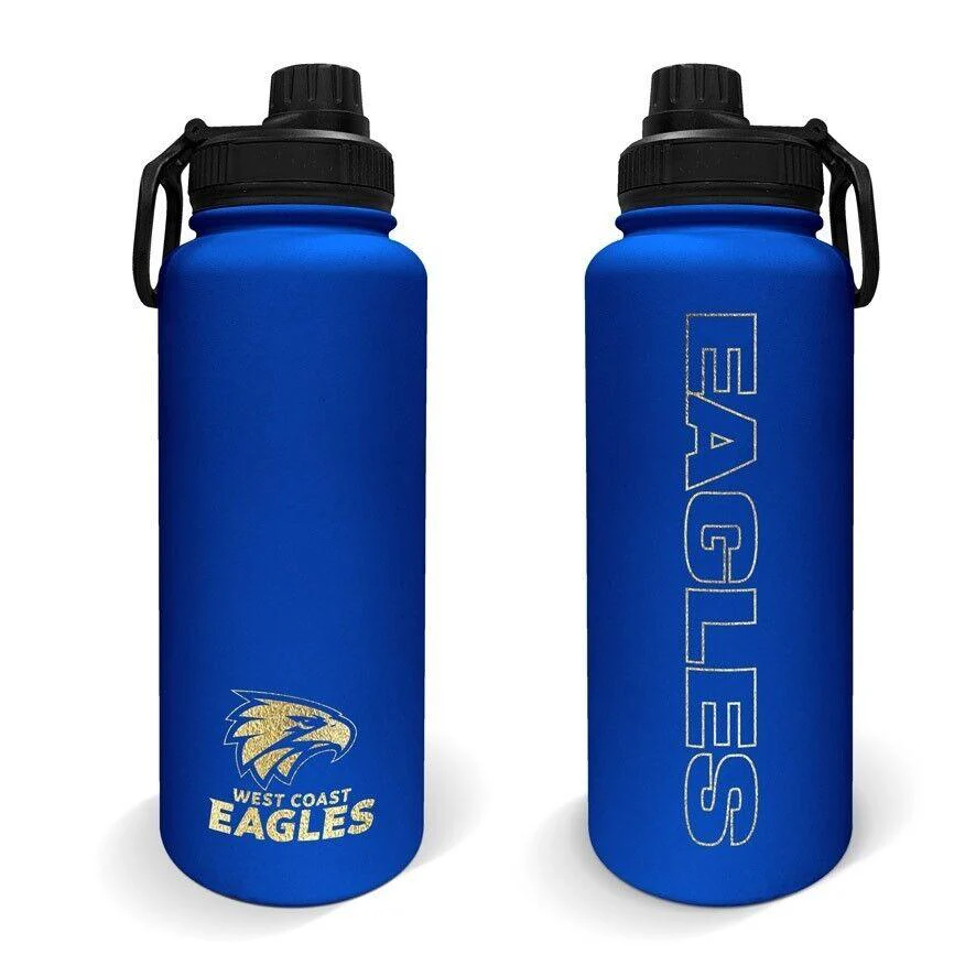 AFL Stainless Steel 960mL Drink Bottle - West Coast Eagles - Double Walled - Image 2