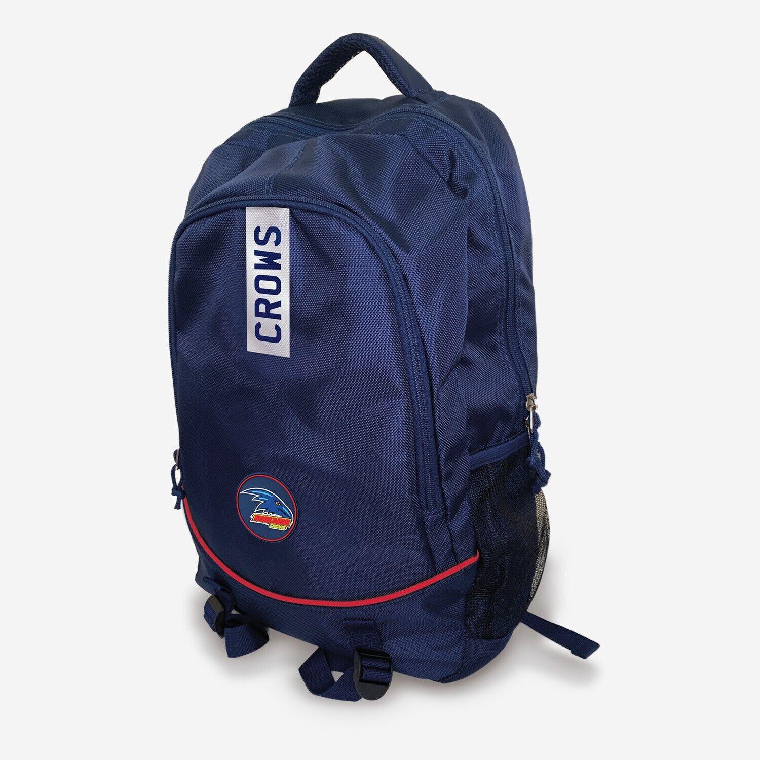AFL Stirling Backpack - Adelaide Crows - 49x32x12cm - Nylon Bag - Image 2