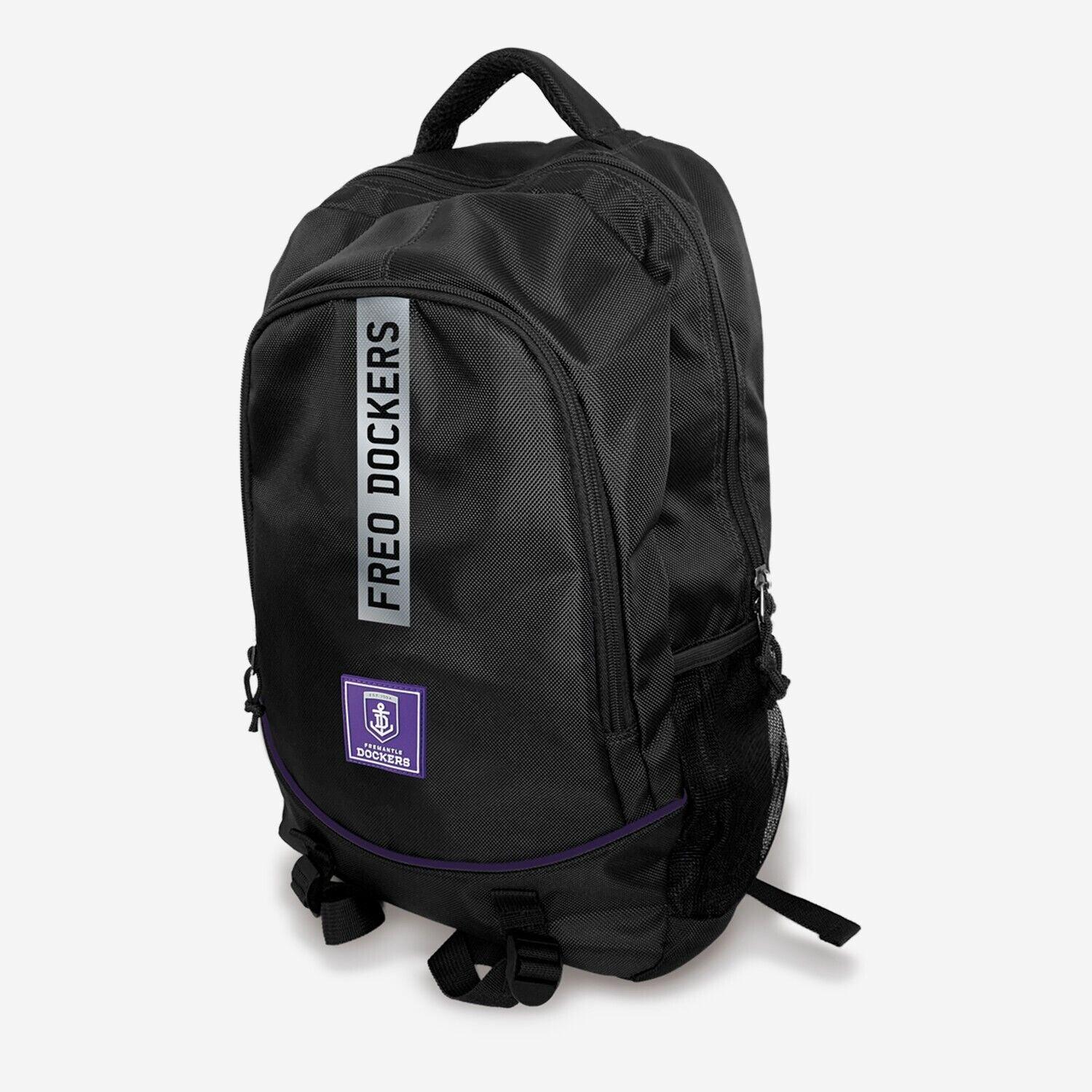 AFL Stirling Backpack - Fremantle Dockers - 49x32x12cm - Nylon Bag - Image 2