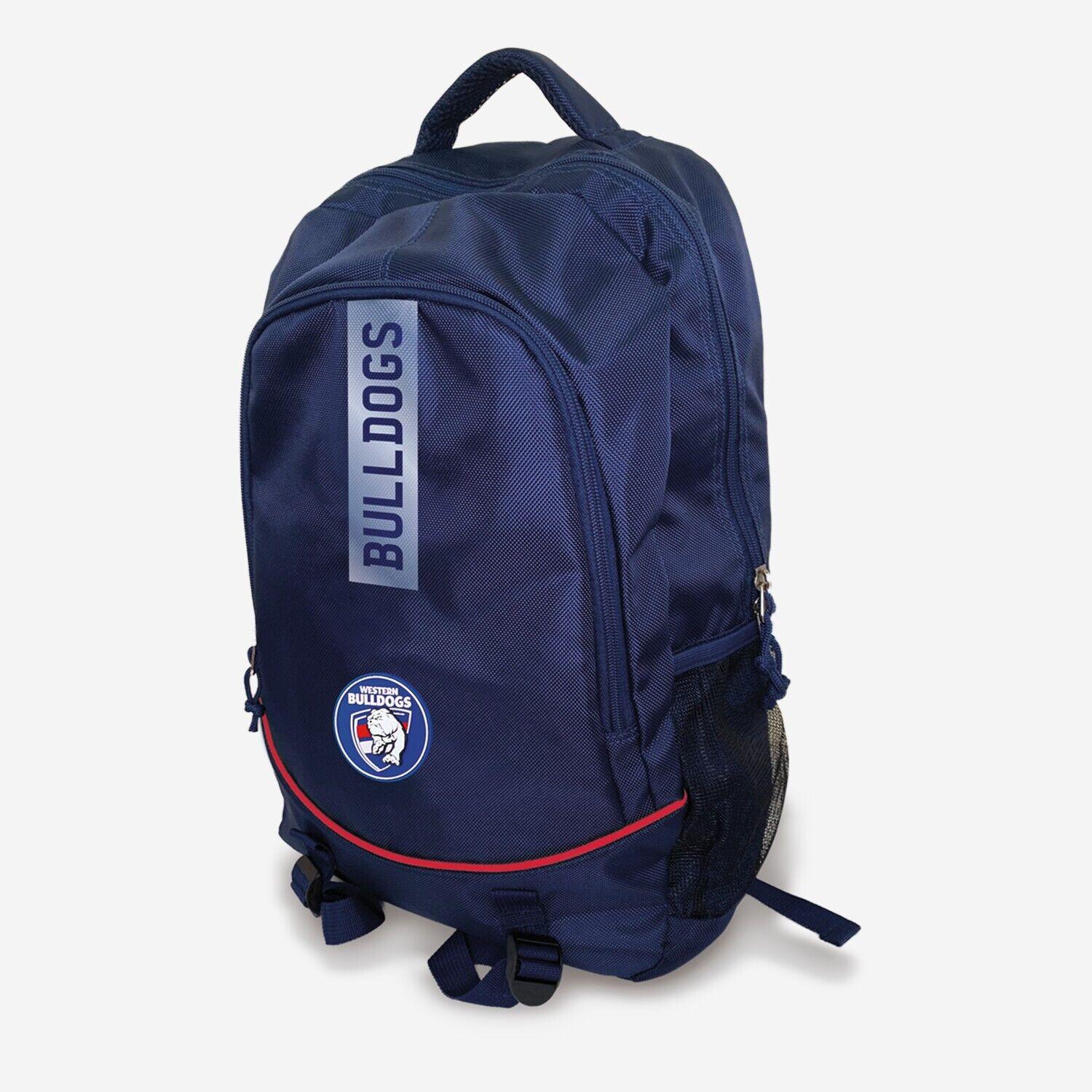 AFL Stirling Backpack - Western Bulldogs - 49x32x12cm - Nylon Bag - Image 2