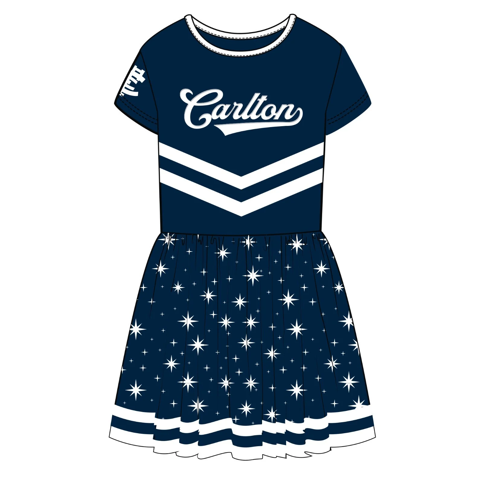 AFL Superstar Dress - Carlton Blues - Girls - Toddler - Kid