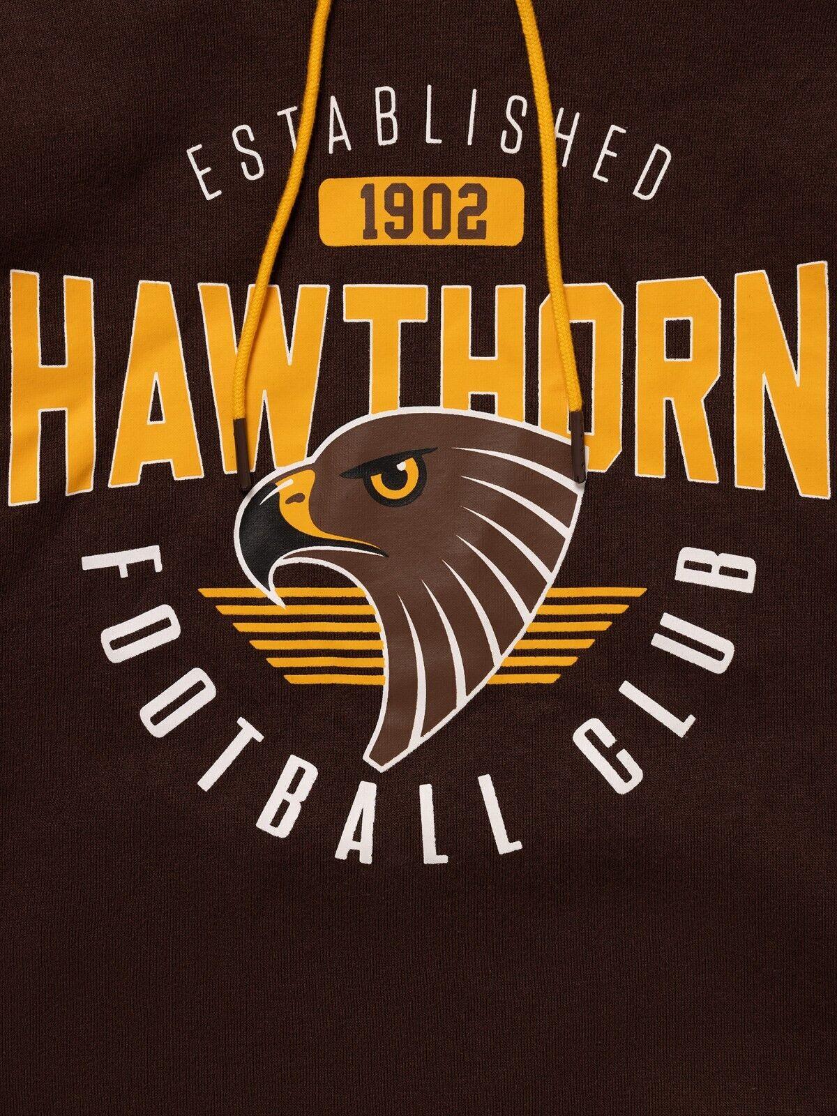 AFL Supporter Hoodie - Hawthorn Hawks - Youth - Kids - Hoody - Jumper - Image 3