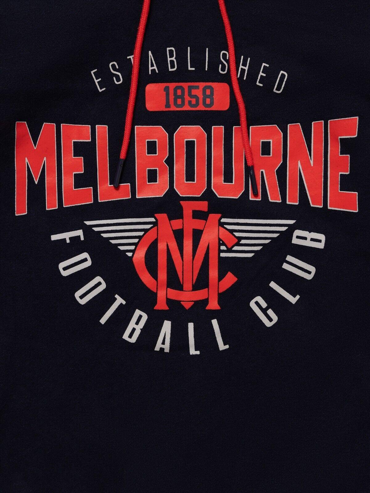 AFL Supporter Hoodie - Melbourne Demons - Youth - Kids - Hoody - Jumper - Image 3