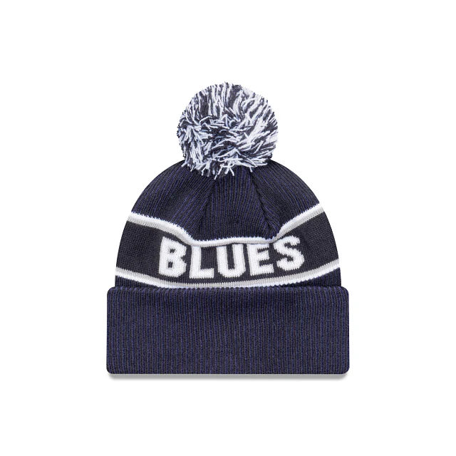 AFL Team Colours Beanie - Carlton Blues - Adult - Unisex - Hat - Image 2