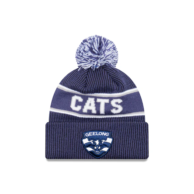 AFL Team Colours Beanie - Geelong Cats - Adult - Unisex - Hat
