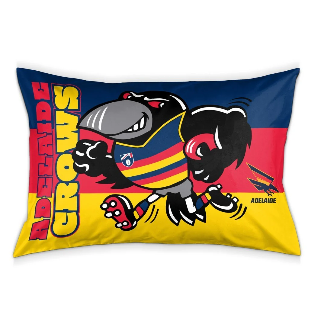 AFL Team Pillow Case - Adelaide Crows - Double Sided - 73 x 48 cm - Image 2