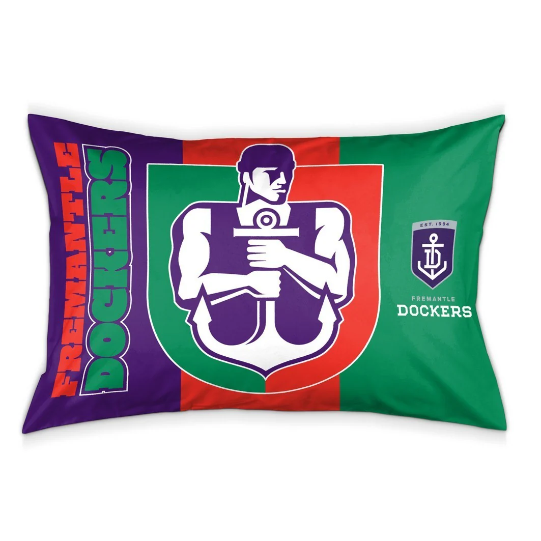 AFL Team Pillow Case - Fremantle Dockers - Double Sided - 73 x 48 cm - Image 2