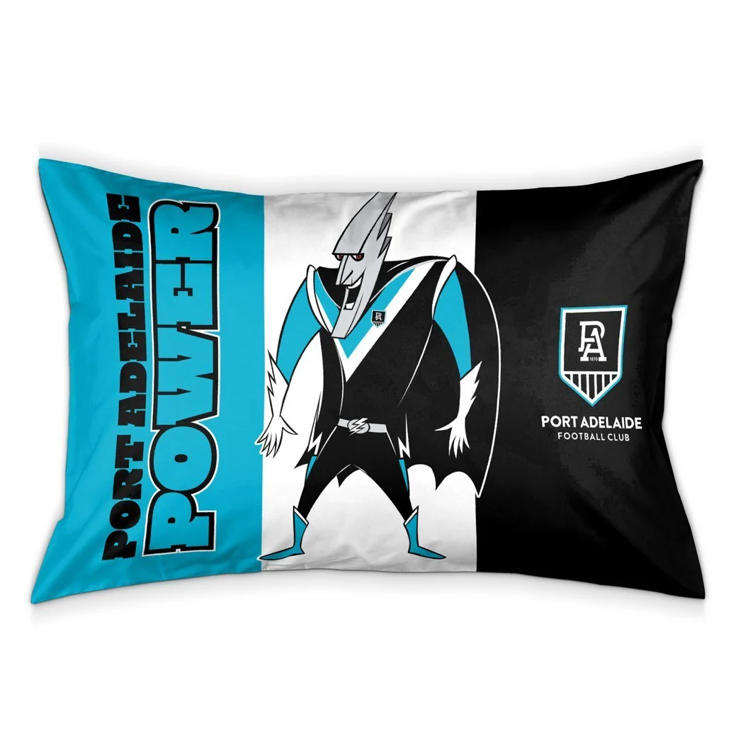 AFL Team Pillow Case - Port Adelaide Power - Double Sided - 73 x 48 cm - Image 2
