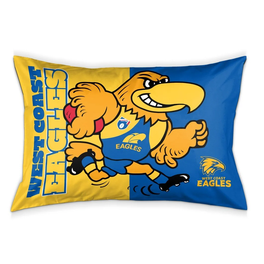 AFL Team Pillow Case - West Coast Eagles - Double Sided - 73 x 48 cm - Image 2
