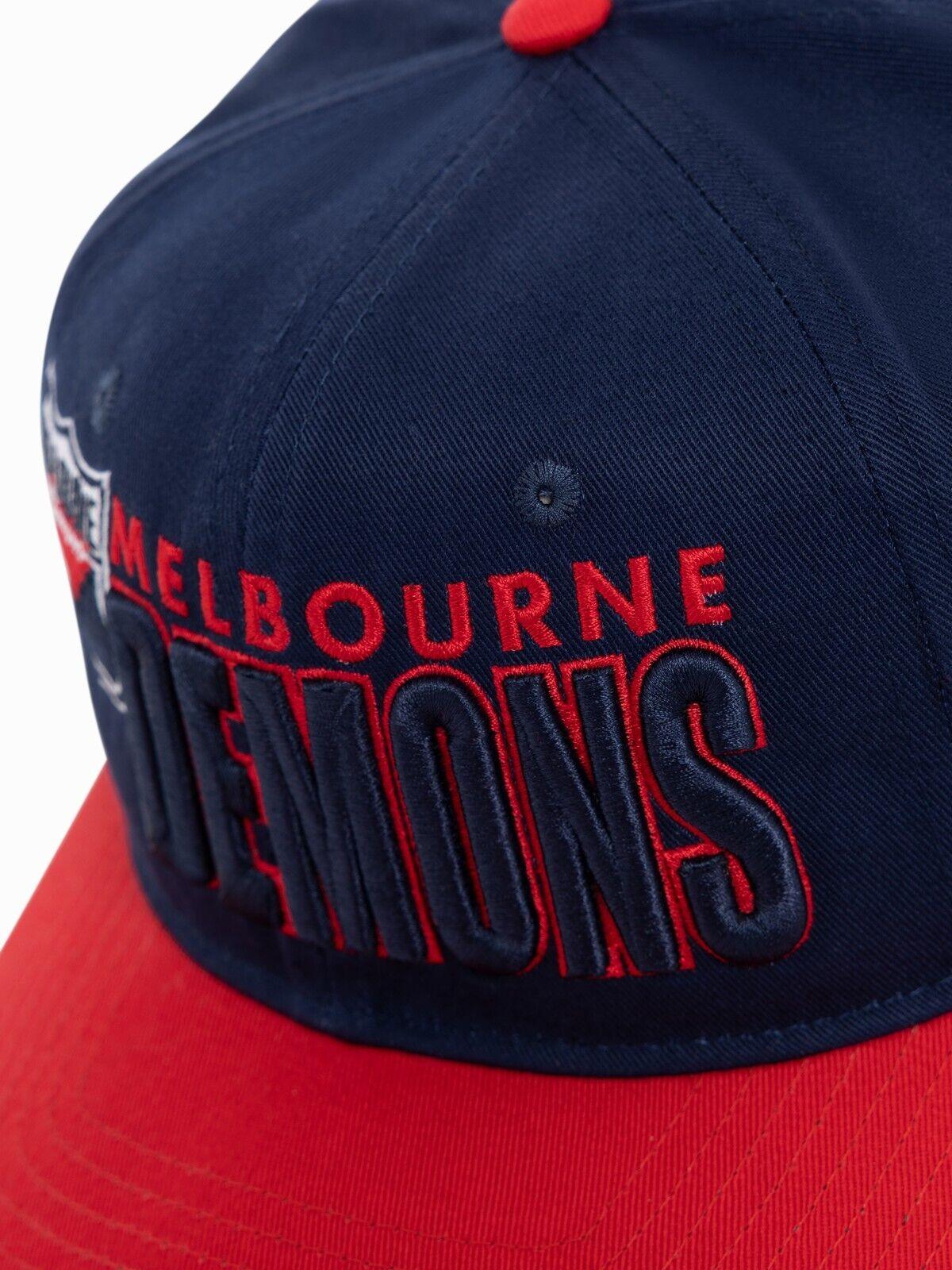 AFL Throwback Deadstock Cap - Melbourne Demons - Hat - Mens - OSFM - Image 3