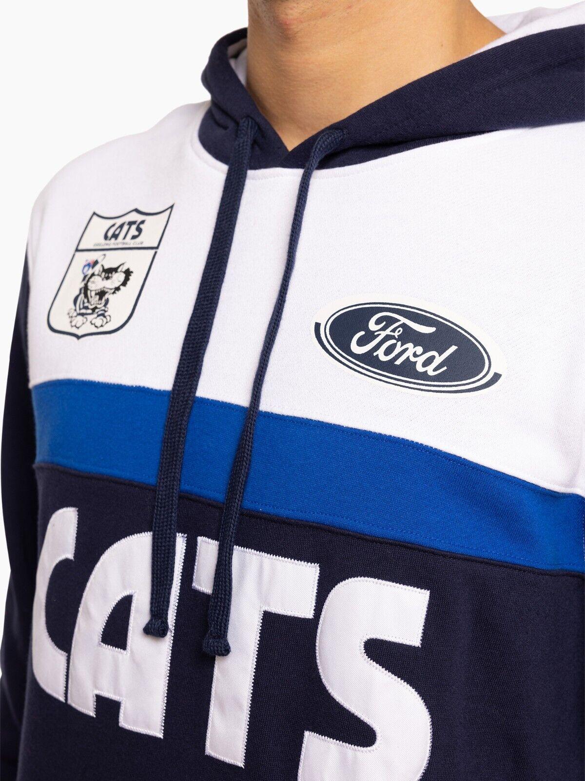 AFL Throwback OTH Hoodie - Geelong Cats - Adult - Hoody - Jumper - Image 3