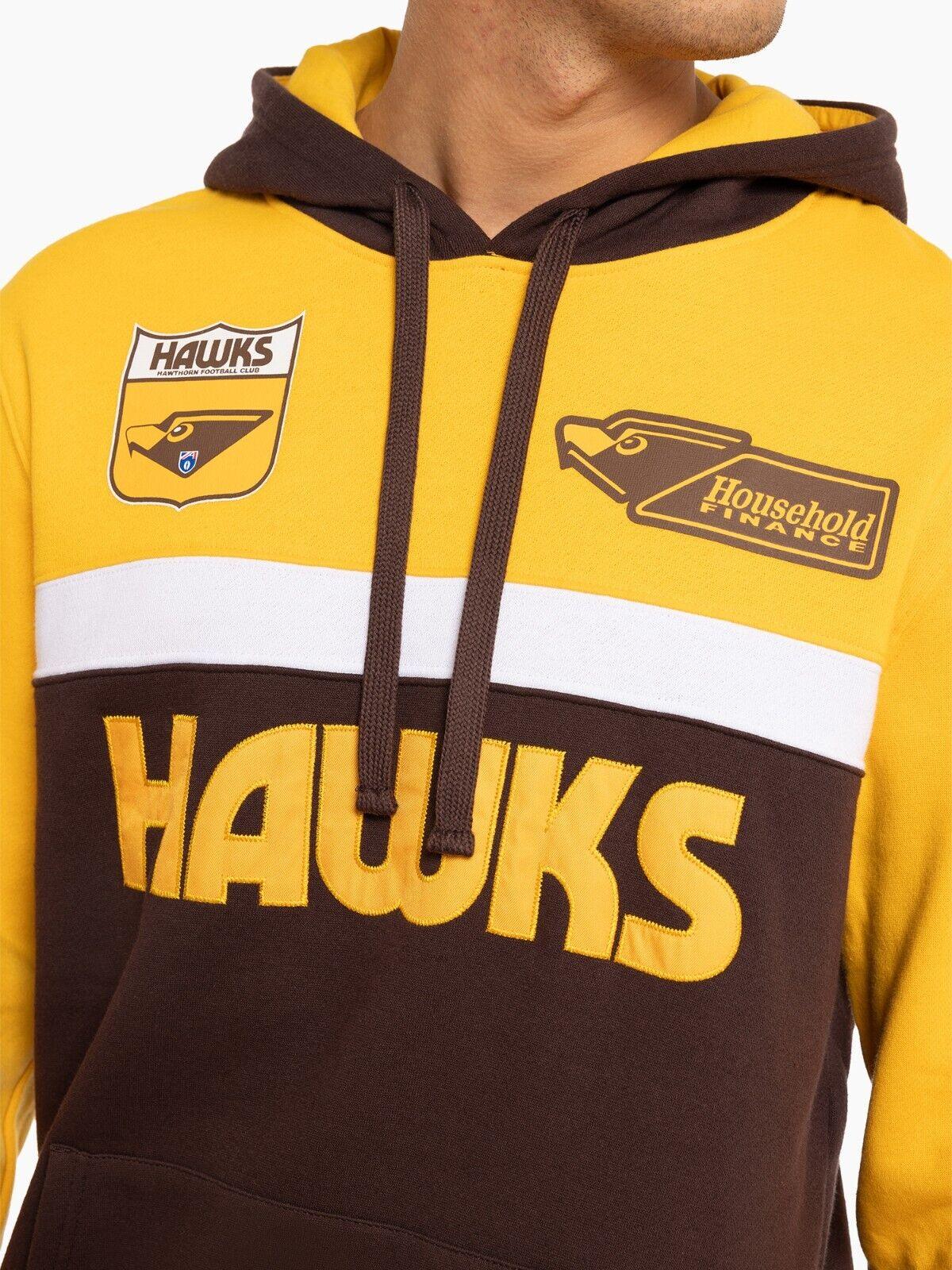 AFL Throwback OTH Hoodie - Hawthorn Hawks - Adult - Hoody - Jumper - Image 3