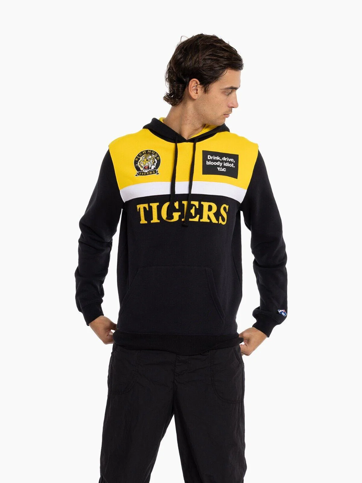 AFL Throwback OTH Hoodie - Richmond Tigers - Adult - Hoody - Jumper - Image 4