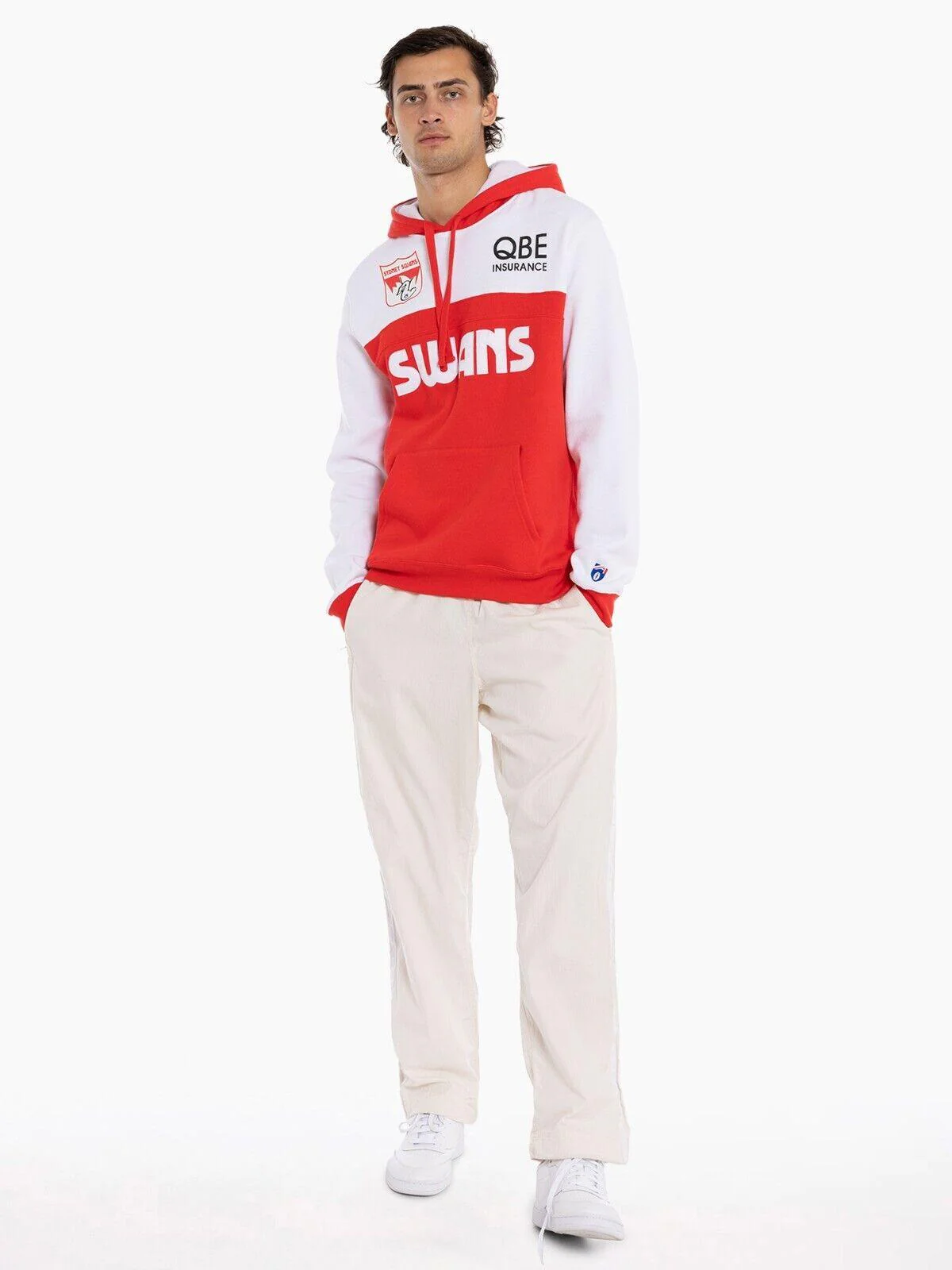 AFL Throwback OTH Hoodie - Sydney Swans - Adult - Hoody - Jumper - Image 4
