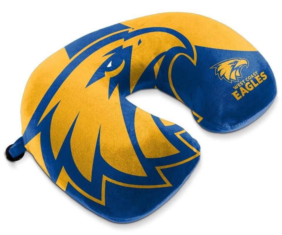 AFL Travel Pillow - West Coast Eagles - U Shaped - Neck Cushion - Image 2